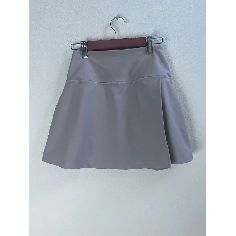 Abercrombie & Fitch YPB sculptLUX Lined Wrap Skirt Skort Size XS Sand Taupe Tan